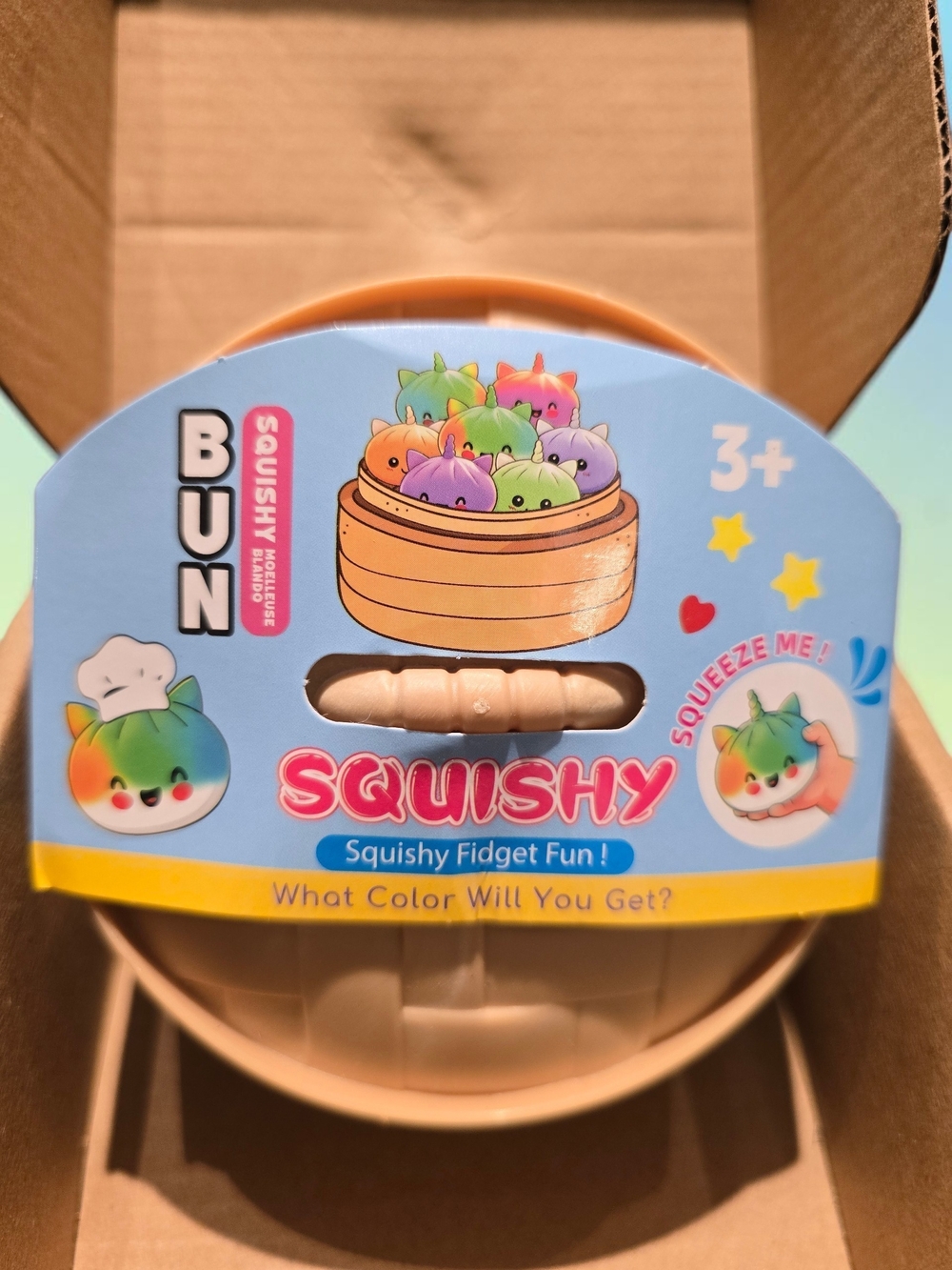 NEW Mystery Squishy Bun Dumpling Fidget Toy Surprise Color